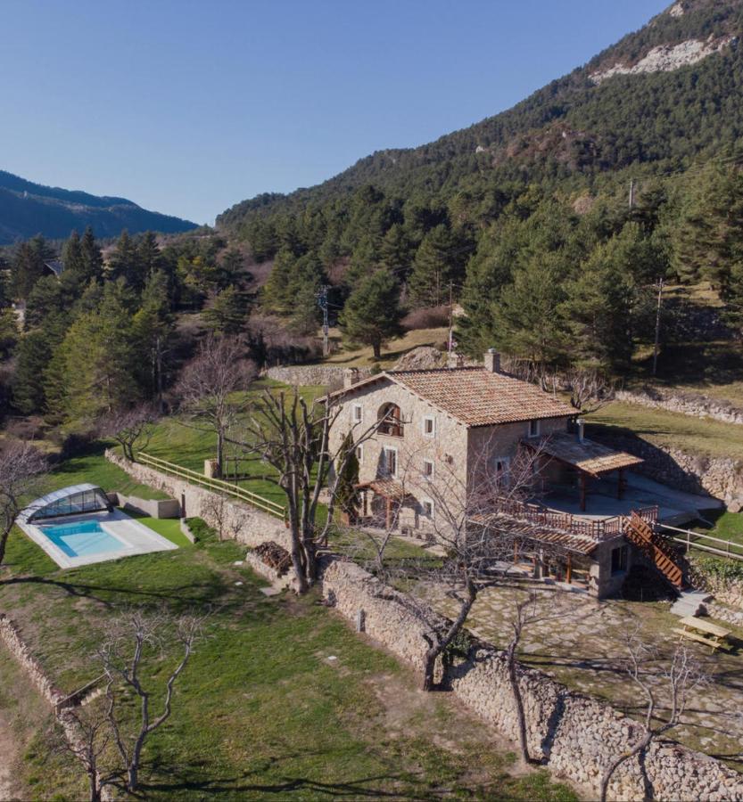 Masia El Pinatell Castellar del Riu Buitenkant foto